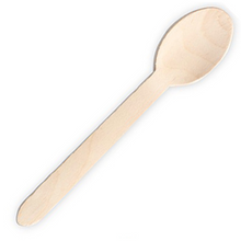 Load image into Gallery viewer, 15 cm (6") Wooden Spoons, 100 pack - Greenovation - Eco Dinnerware