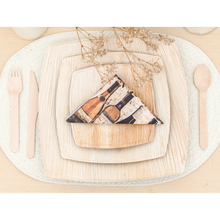 Load image into Gallery viewer, Party Eco Dinnerware Set of 400 pcs | Square Plates
