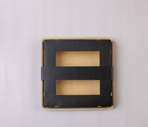 10.5" Palm Leaf Tray with Separate Paper Top Lid, 10 pack or 100 case - IN STOCK MAY 12,2025
