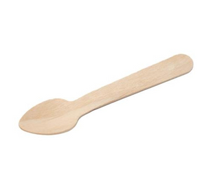 3.75" Wooden Spoons, 100 pack or 5000 case