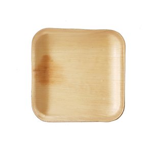 20 x 20 cm (8”) Flat Square Plates, 25 pack - Greenovation - Eco Dinnerware