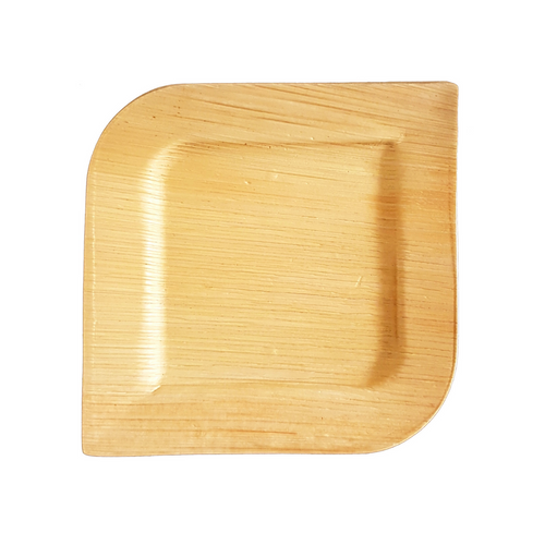 20 x 20 cm (8”) Royal Square Plate, 25 pack or 100 case - Greenovation - Eco Dinnerware